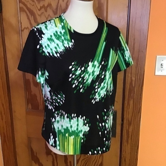 Vintage 70s bright streaks top - Picture 5 of 6